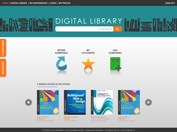 Digital Library - forside